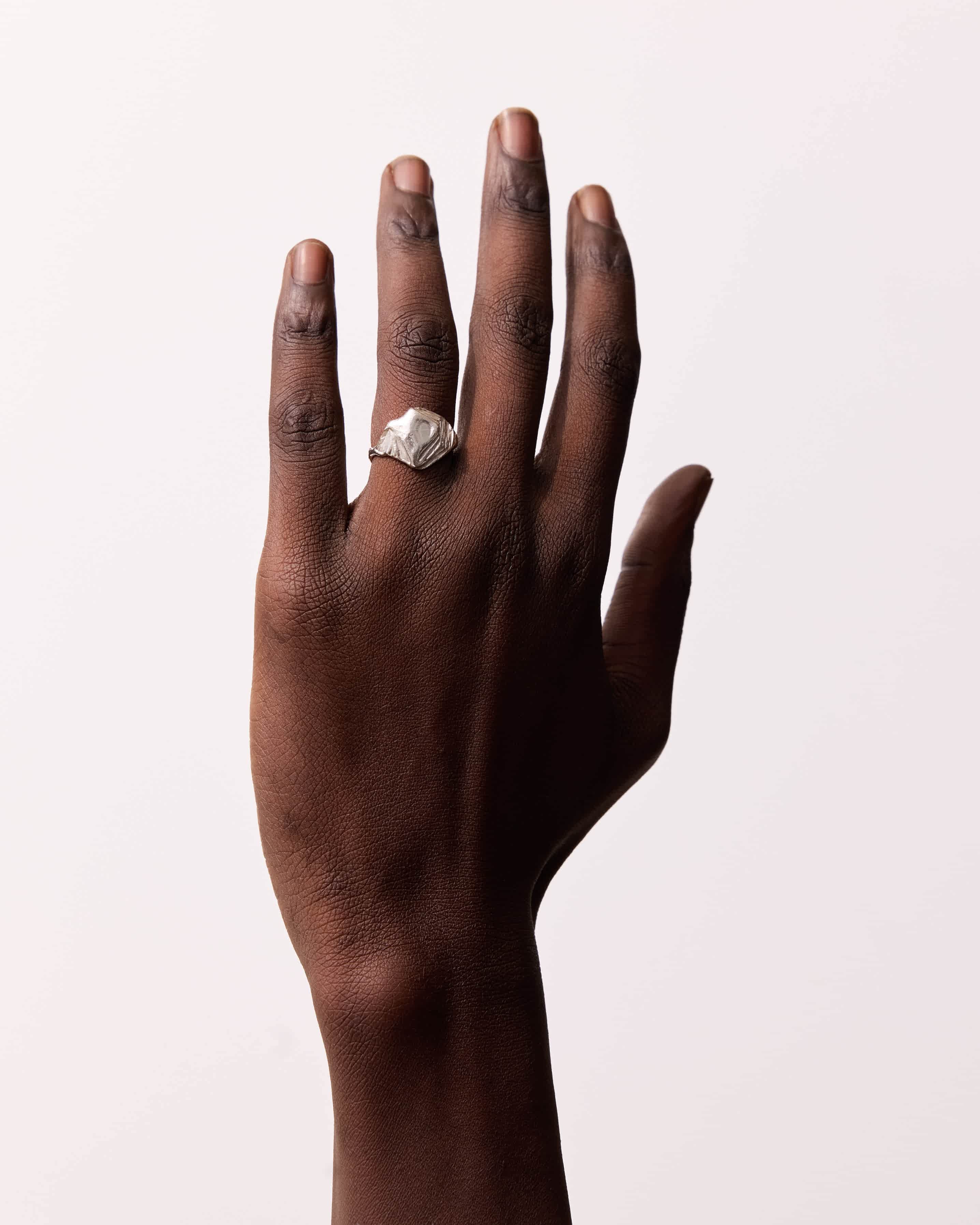 Ruby Ring Silver