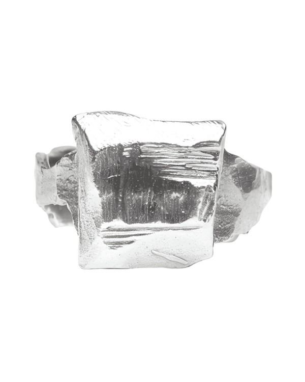 Carre Ring Silver