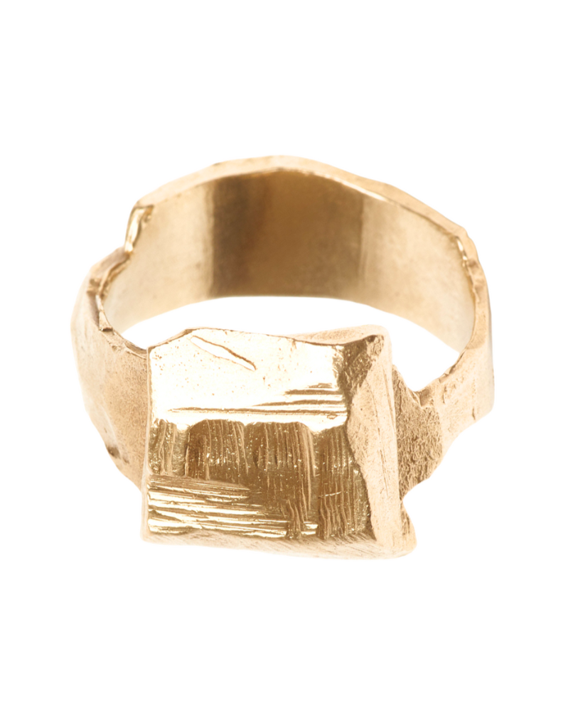 Carre Ring Gold